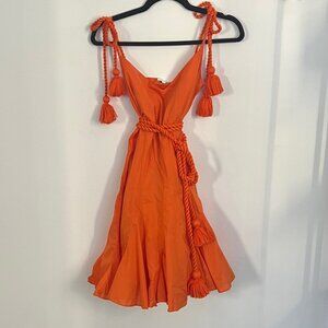 RHODE Casey Cotton Tassel Dress